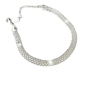 NEW 925 Sterling silver Elegant Bracelet 6" With 2" Extenter